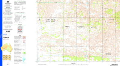 Geoscience Australia Vernon SH52 - 01 digital map