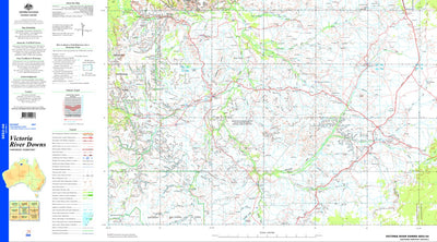 Geoscience Australia Victoria River Downs SE52 - 04 digital map