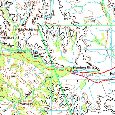 Geoscience Australia Victoria River Downs SE52 - 04 digital map