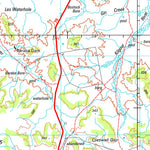 Geoscience Australia Walhallow SE53 - 07 digital map
