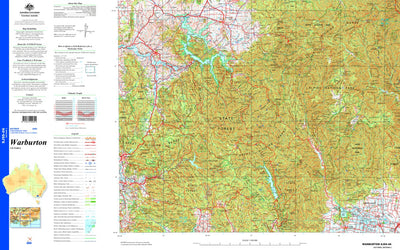 Geoscience Australia Warburton - SJ55 - 06 digital map