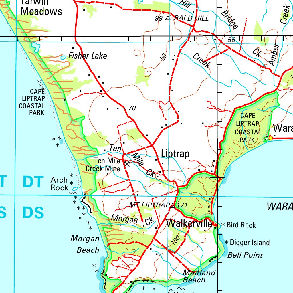 Warragul Special SJ55 - 10 Map by Geoscience Australia | Avenza Maps