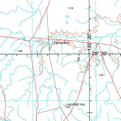 Geoscience Australia Warrina SH53 - 03 digital map