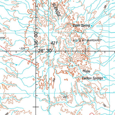 Geoscience Australia Warrina SH53 - 03 digital map