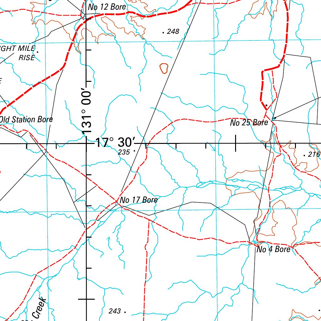 Wave Hill SE52 - 08 Map by Geoscience Australia | Avenza Maps