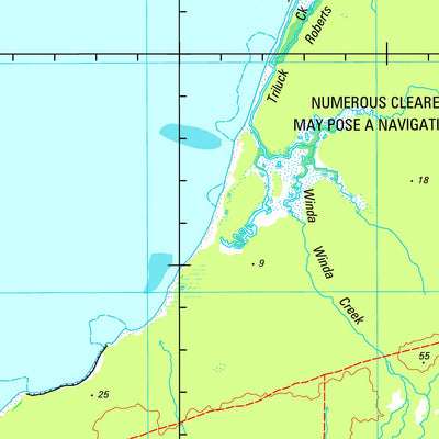 Geoscience Australia Weipa Special SD54 - 03 digital map