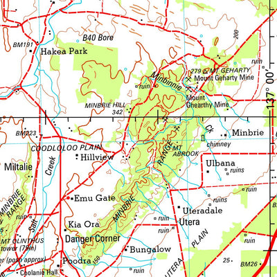 Geoscience Australia Whyalla SI53 - 08 digital map