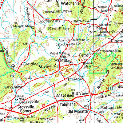 Geoscience Australia Whyalla SI53 - 08 digital map