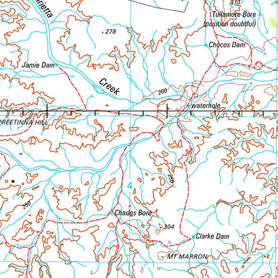 Geoscience Australia Wintinna SG53 - 14 digital map