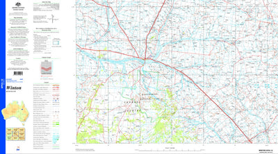 Geoscience Australia Winton SF54 - 12 digital map