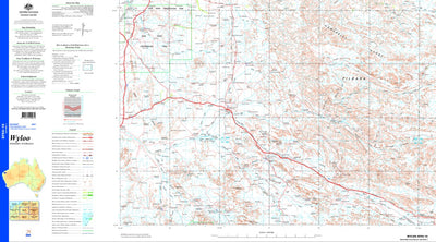Geoscience Australia Wyloo SF50 - 10 digital map