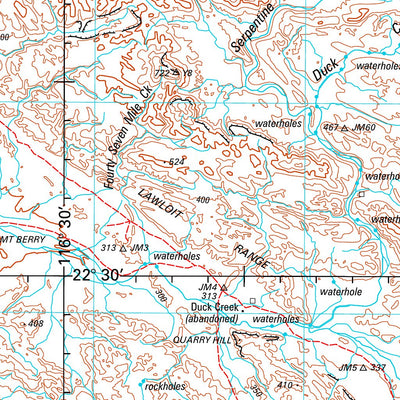 Geoscience Australia Wyloo SF50 - 10 digital map