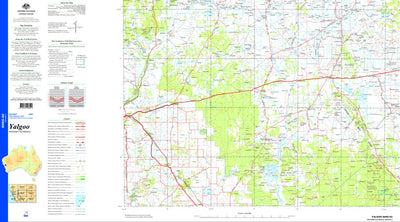 Geoscience Australia Yalgoo SH50 - 02 digital map