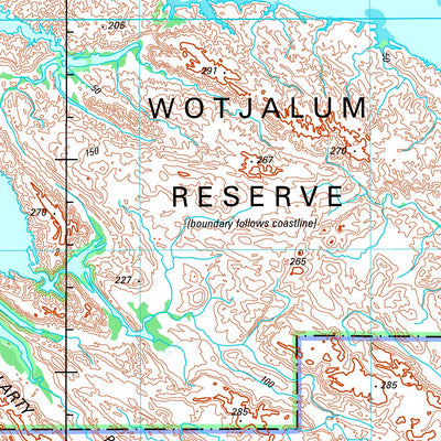 Geoscience Australia Yampi - SE51-03 digital map