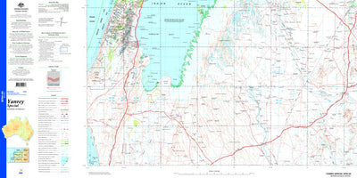 Geoscience Australia Yanrey Special SF50 - 09 digital map
