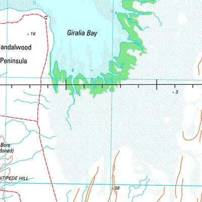Geoscience Australia Yanrey Special SF50 - 09 digital map