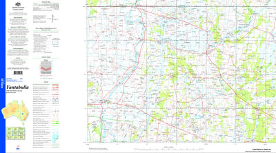 Geoscience Australia Yantabulla SH55 - 05 digital map
