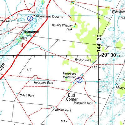 Geoscience Australia Yantabulla SH55 - 05 digital map