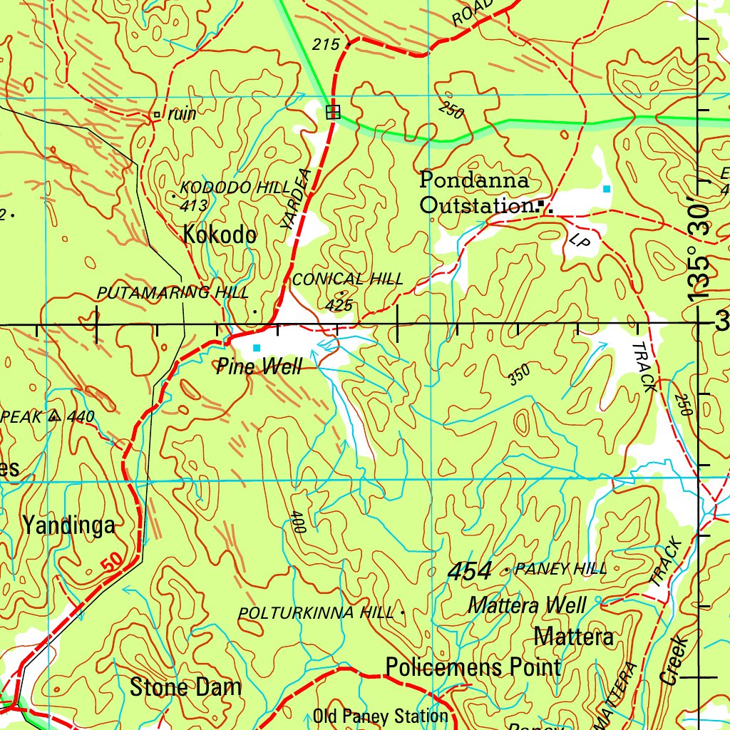 Waydia Map Yardea SI53 - 03 Map by Geoscience Australia | Avenza Maps