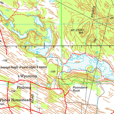 Geoscience Australia Yardea SI53 - 03 digital map