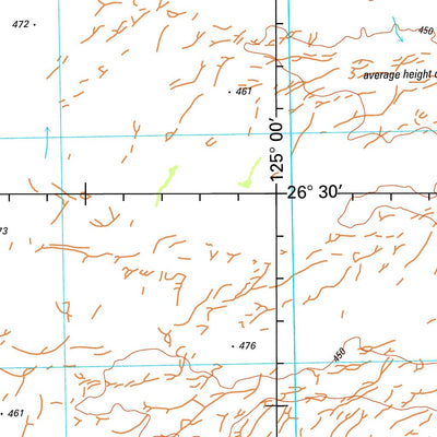 Geoscience Australia Yowalga SG51 - 12 digital map