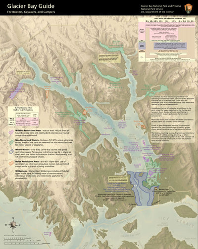 Glacier Bay National Park Glacier Bay Guide digital map