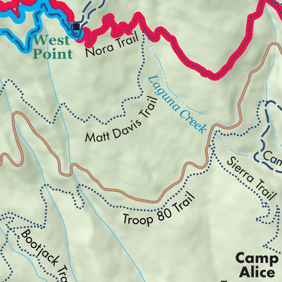 Golden Gate National Parks Conservancy Mount Tamalpais - Mountain Play Hikes digital map