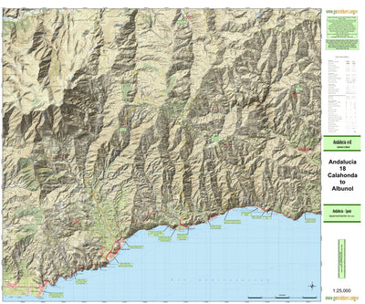 GoTrekkers Ltd Andalucia 018 calahonda to albunol digital map