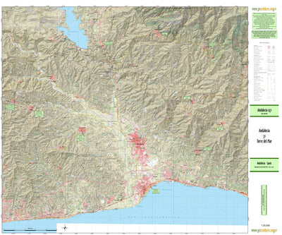 GoTrekkers Ltd Andalucia 031 torre del mar digital map