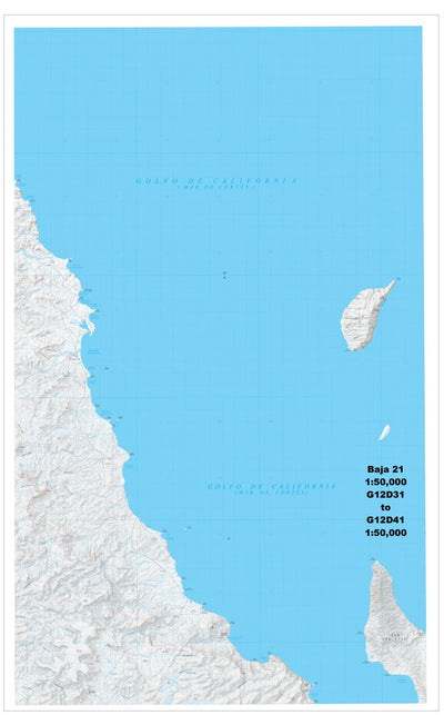 GoTrekkers Ltd Baja Mexico 50k Topographic Maps 21 digital map