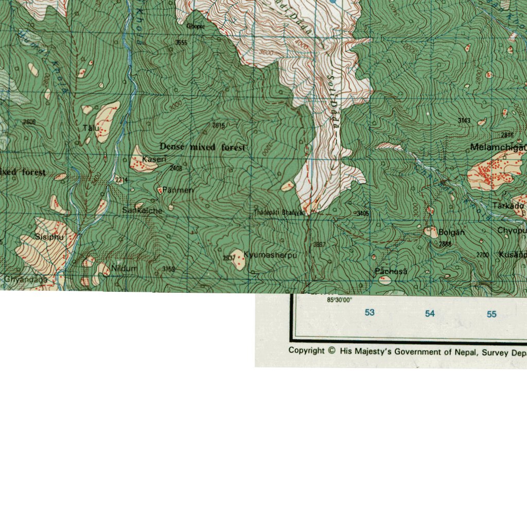 Nepal Langtang Area North Topographic map by GoTrekkers Ltd | Avenza Maps