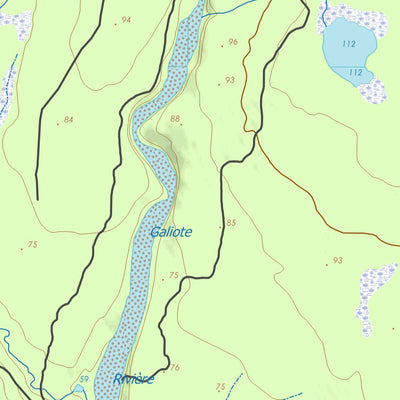 GPS Quebec inc. 012E06 RIVIERE GALIOTE digital map