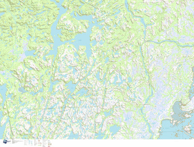 GPS Quebec inc. 012J12 LAC TRIQUET digital map