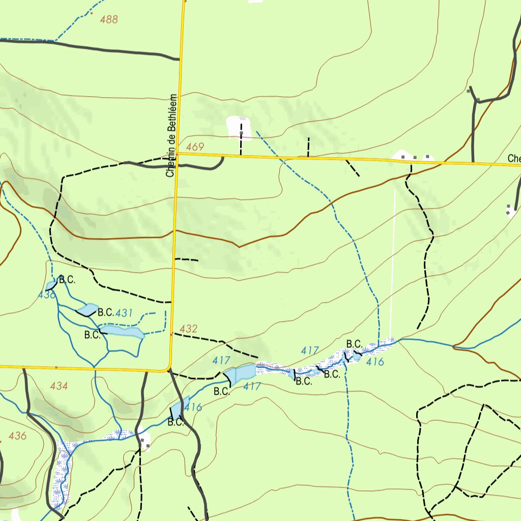 021e06 La Patrie Map By Gps Quebec Inc. 