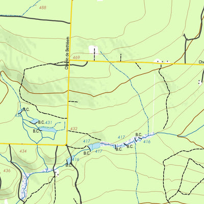 GPS Quebec inc. 021E06 LA PATRIE digital map