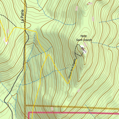 GPS Quebec inc. 021E06 LA PATRIE digital map