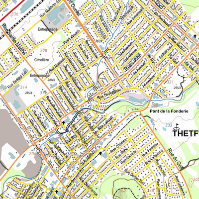 GPS Quebec inc. 021L03 THETFORD MINES digital map