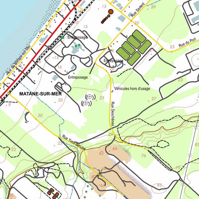 GPS Quebec inc. 022B13 MATANE digital map