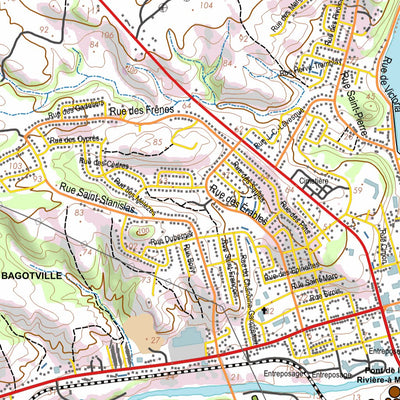 GPS Quebec inc. 022D07 LA BAIE digital map