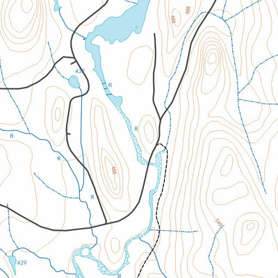 GPS Quebec inc. 022E16 RIVIERE LA TOURETTE digital map