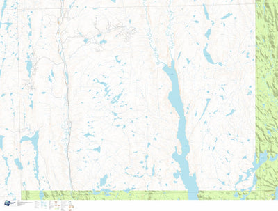 GPS Quebec inc. 022J06 LAC WALKER digital map