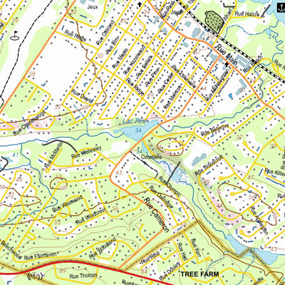 GPS Quebec inc. 031G08 VAUDREUIL digital map