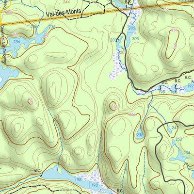 GPS Quebec inc. 031G12 WAKEFIELD digital map