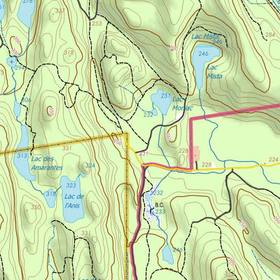 GPS Quebec inc. 031G14 CHENEVILLE digital map