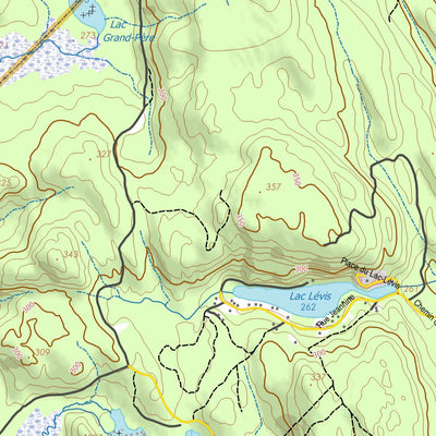 GPS Quebec inc. 031I04 RAWDON digital map