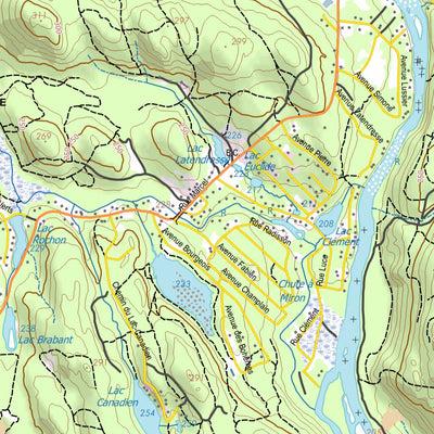 GPS Quebec inc. 031I04 RAWDON digital map