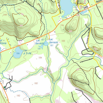 GPS Quebec inc. 031I06 SAINT-GABRIEL-DE-BRANDON digital map