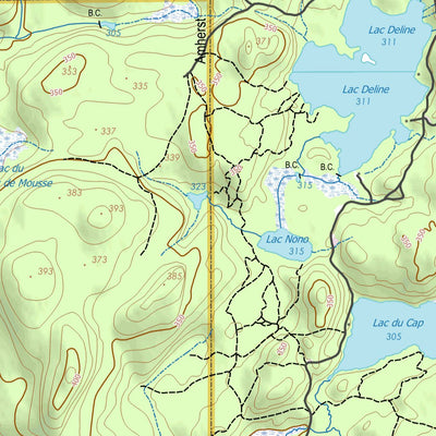 GPS Quebec inc. 031J02 SAINT-JOVITE digital map