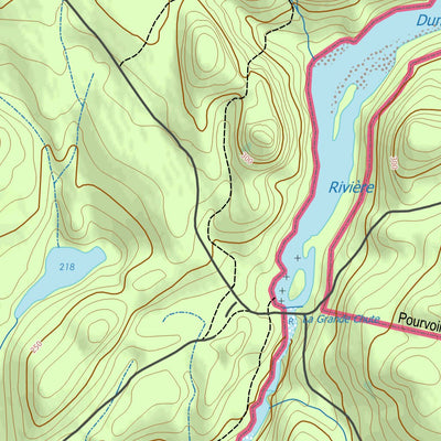 GPS Quebec inc. 031K05 LAC DU PINCEAU digital map