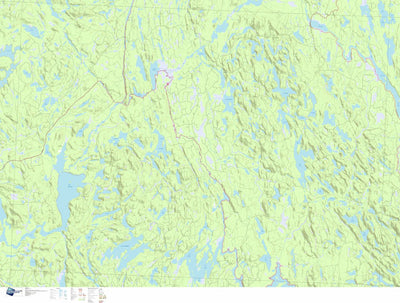 GPS Quebec inc. 031L16 LAC SAIRS digital map